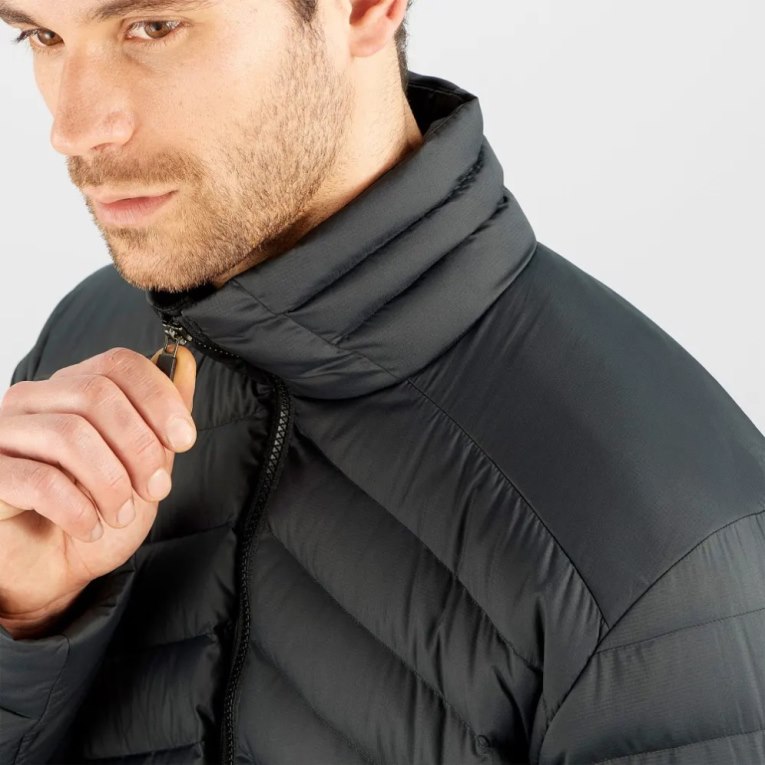 Chaquetas Aislantes Salomon Essential Xwarm Down Hombre Negros | MX SLKH587